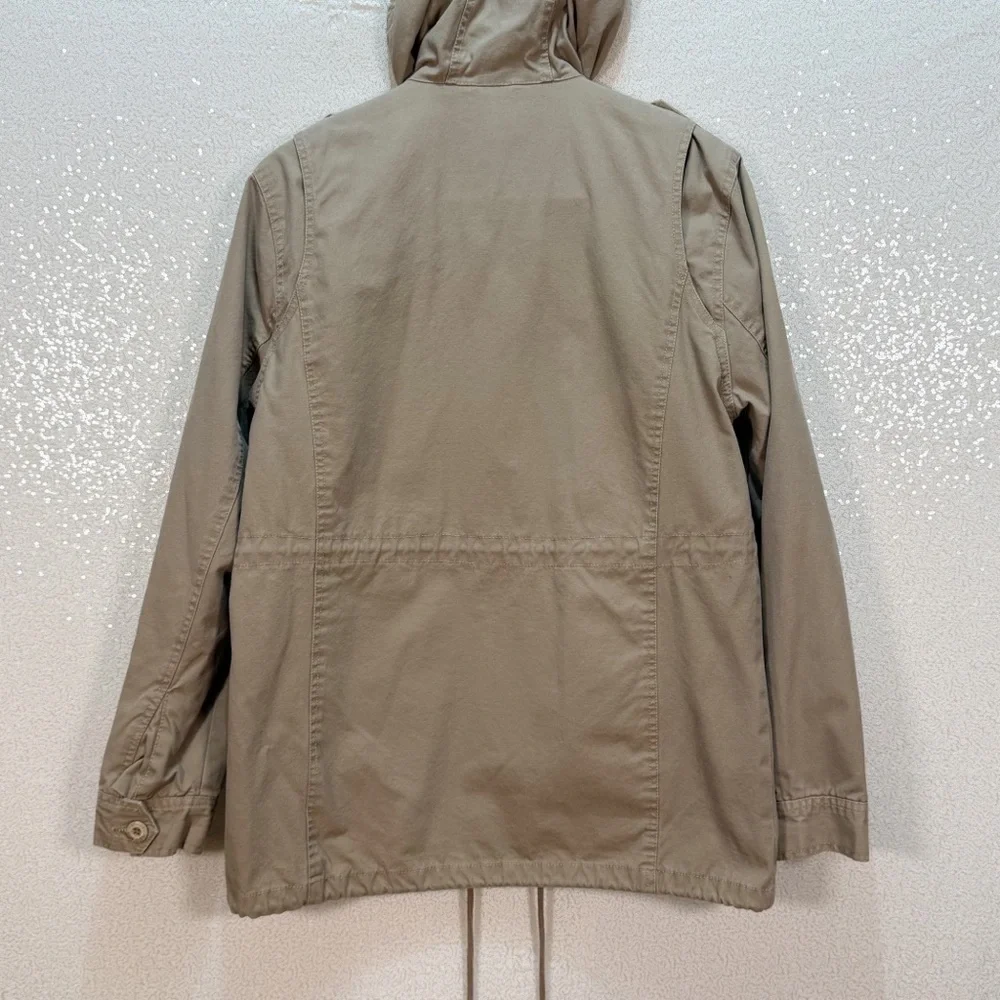Cotton On Utility Supply Co Hooded Field Jacket  Medium Khaki Military Parka